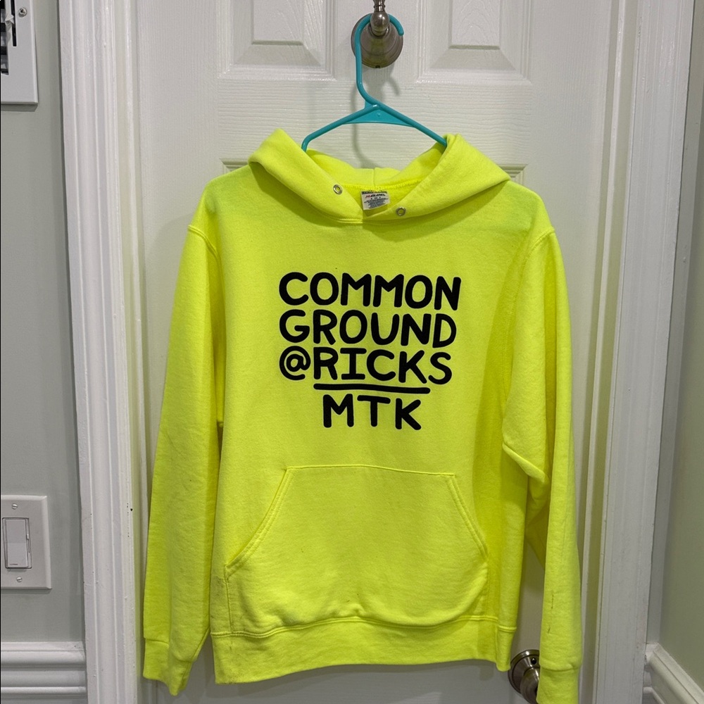 Jerzees NuBlend Neon Yellow Hoodie